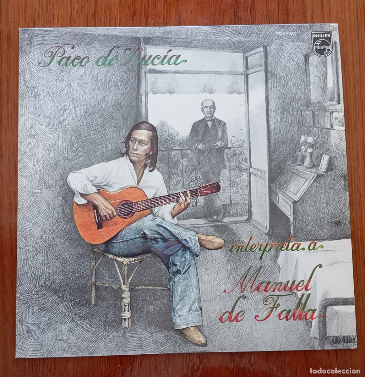 Discos de vinilo: Edici&oacute;n japonesa disco LP vinilo 1978 PACO DE LUC&Iacute;A INTERPRETA A MANUEL DE FALLA. Impreso en Jap&oacute;n