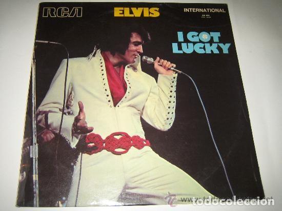 Discos de vinilo: ELVIS PRESLEY - I GOT LUCKY ..LP DE EDICION FRANCIA - RCA INTERNACIONAL .