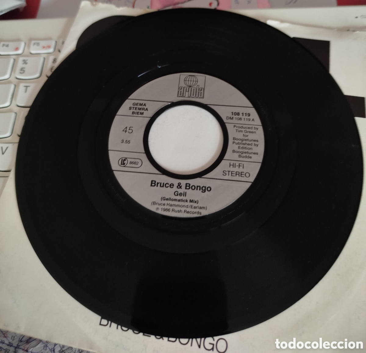 Discos de vinilo: Bruce & Bongo &ndash; Geil - Foto 2