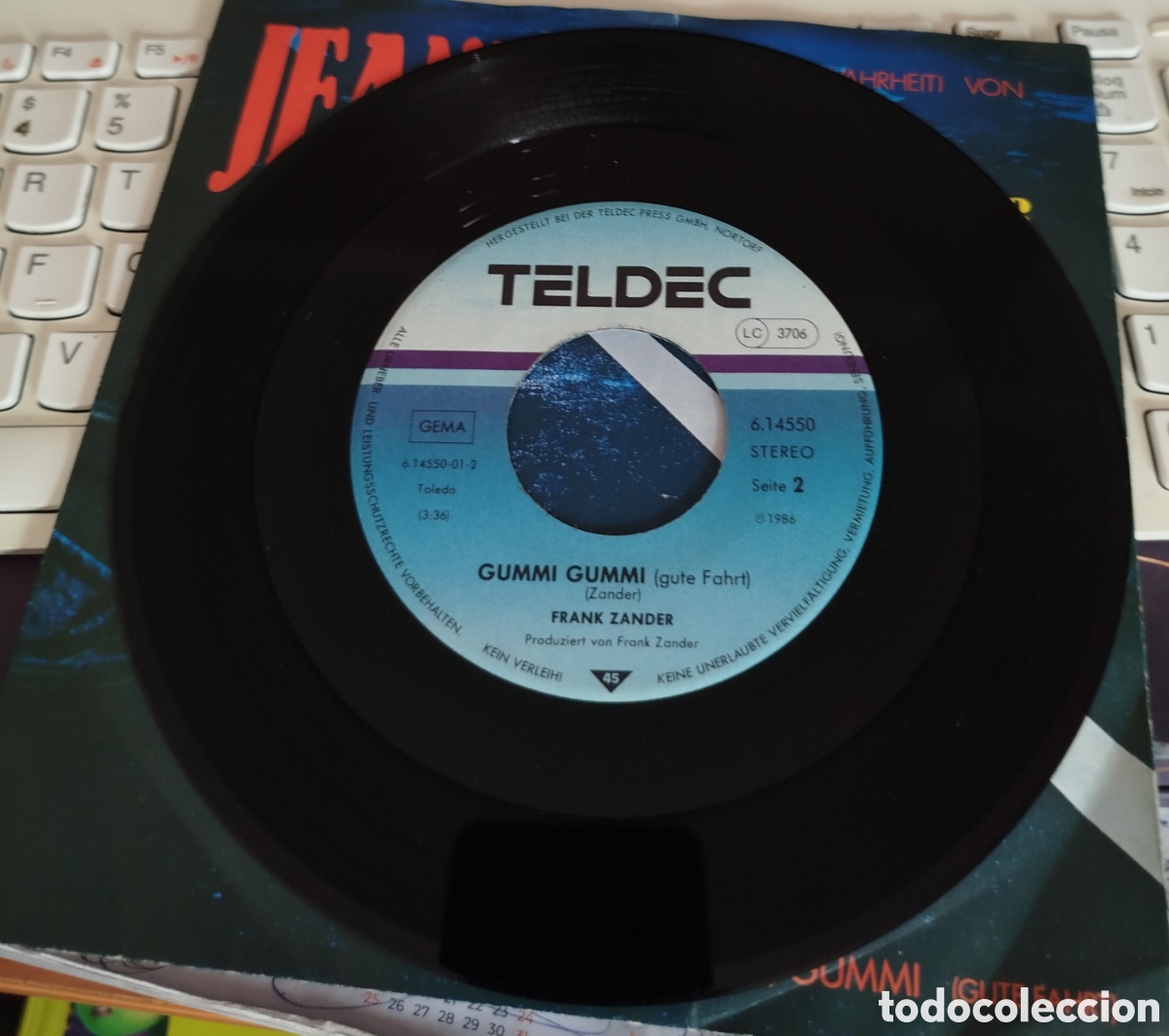 Discos de vinilo: Frank Zander - Jeannie - Foto 2