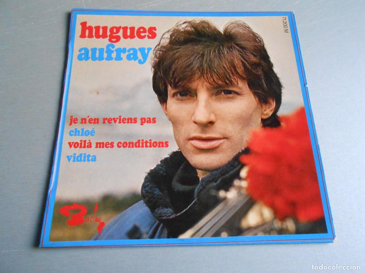 Discos de vinilo: HUGUES AUFRAY, EP, JE N&acute;EN REVIENS PAS + 3, A&Ntilde;O 1967, BARCLAY 71.200 M, MADE IN FRANCE