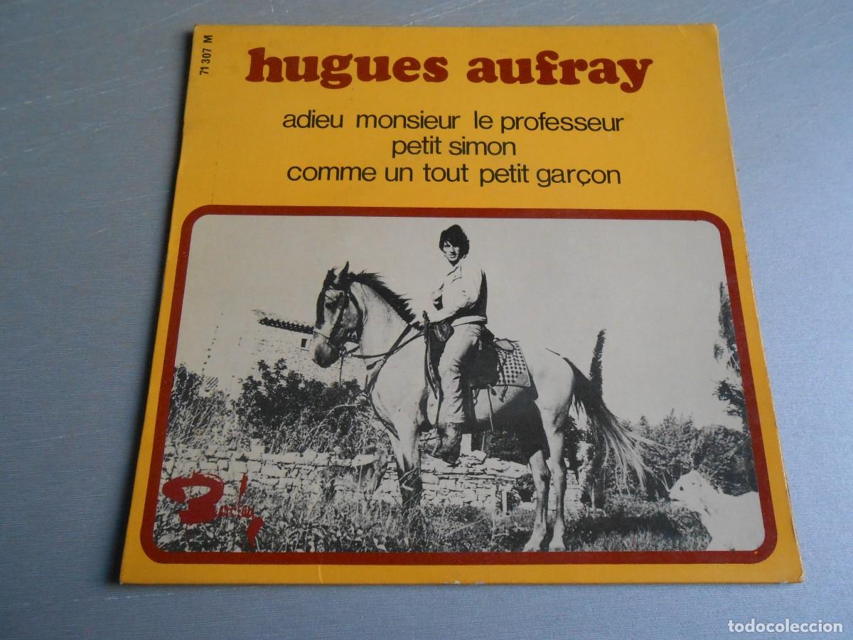 Discos de vinilo: HUGUES AUFRAY, EP, PETIT SIMON + 2, A&Ntilde;O 1968, BARCLAY 71.307, MADE IN FRANCE