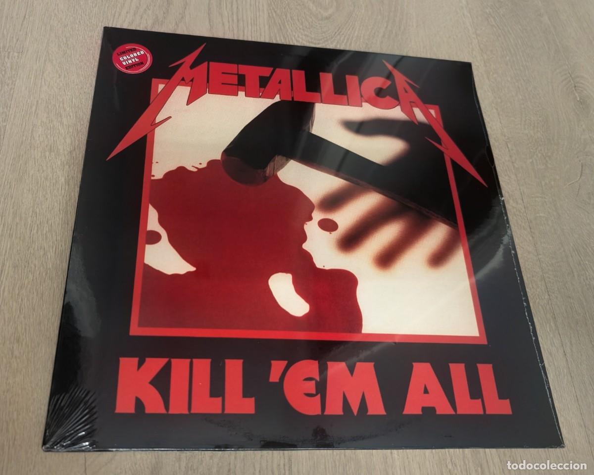 Discos de vinilo: METALLICA - KILL&acute;EM ALL ..LP VERTIGO - PHONOGRAM NUEVA EDICION VINILO DE COLOR - NUEVO PRECINTADO