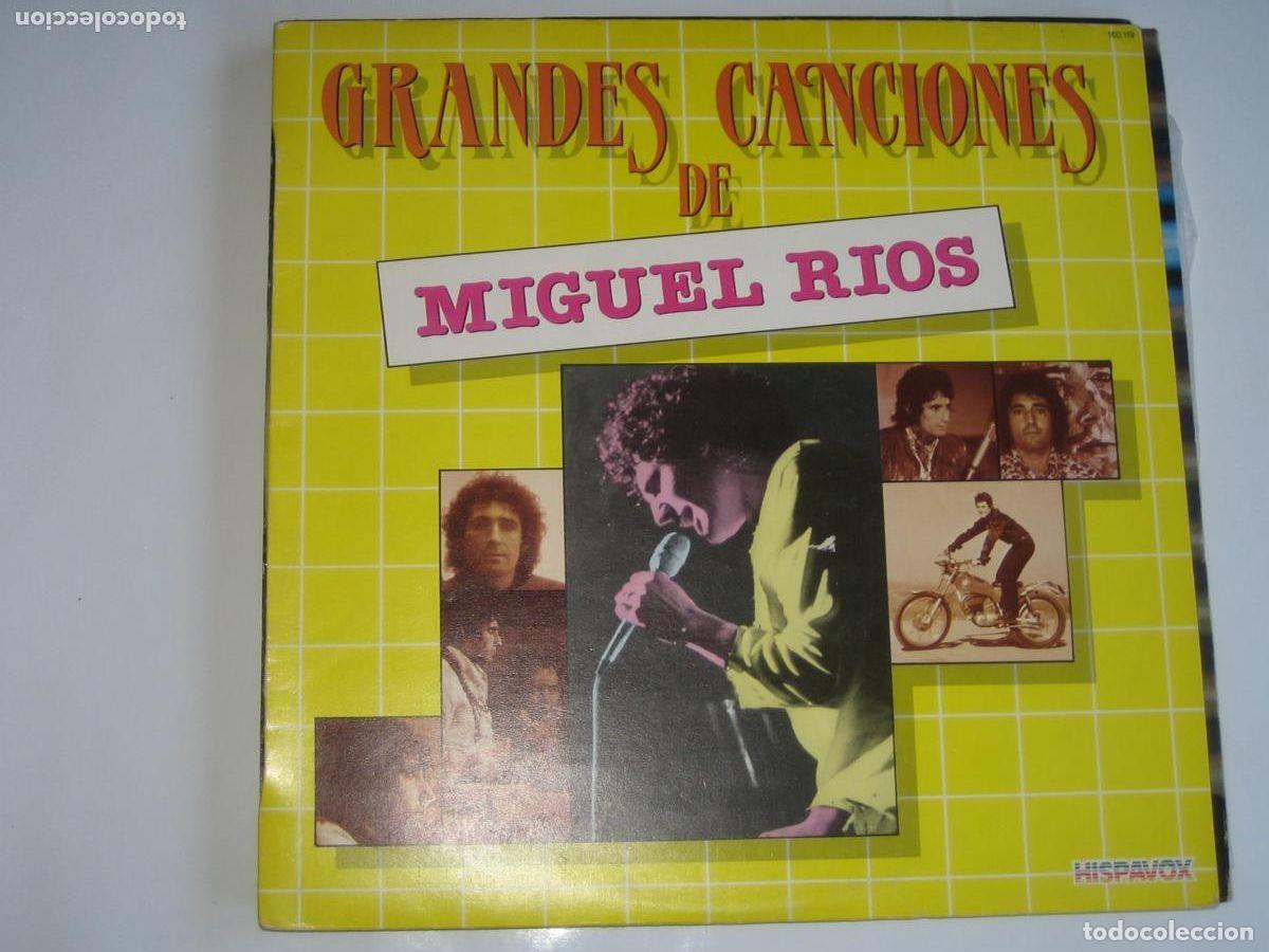 Discos de vinilo: MIGUEL RIOS - GRANDES CANCIONES DE MIGUEL RIOS ..LP GATEFOLD - HISPAVOX DE 1983 .