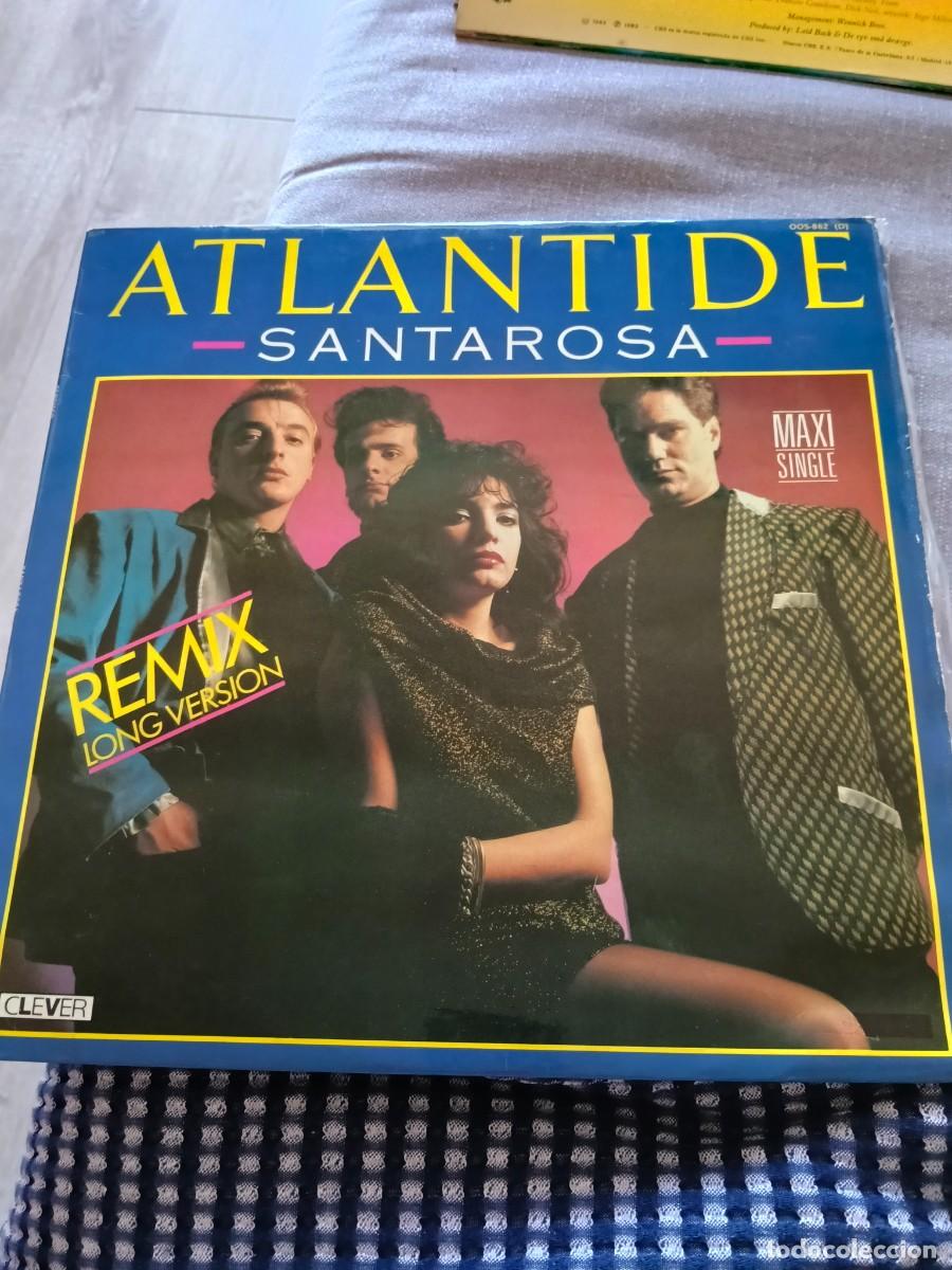 Discos de vinilo: RAR MAXI 12. ATLANTIDE. SANTAROSA. REMIX. LONG VERSION. ITALO DISCO. SPAIN