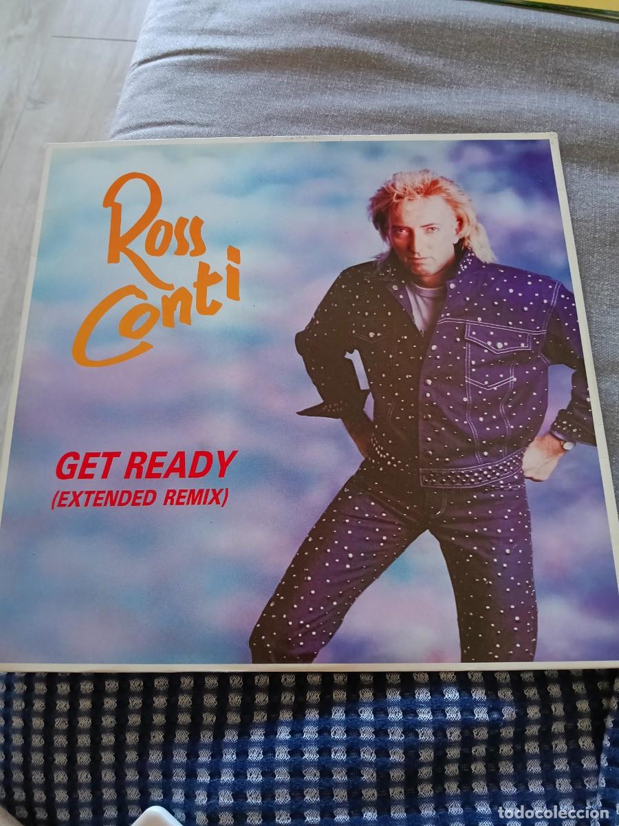 Discos de vinilo: RAR MAXI 12. ROO CONTI. GET READY. EXTENDED REMIX