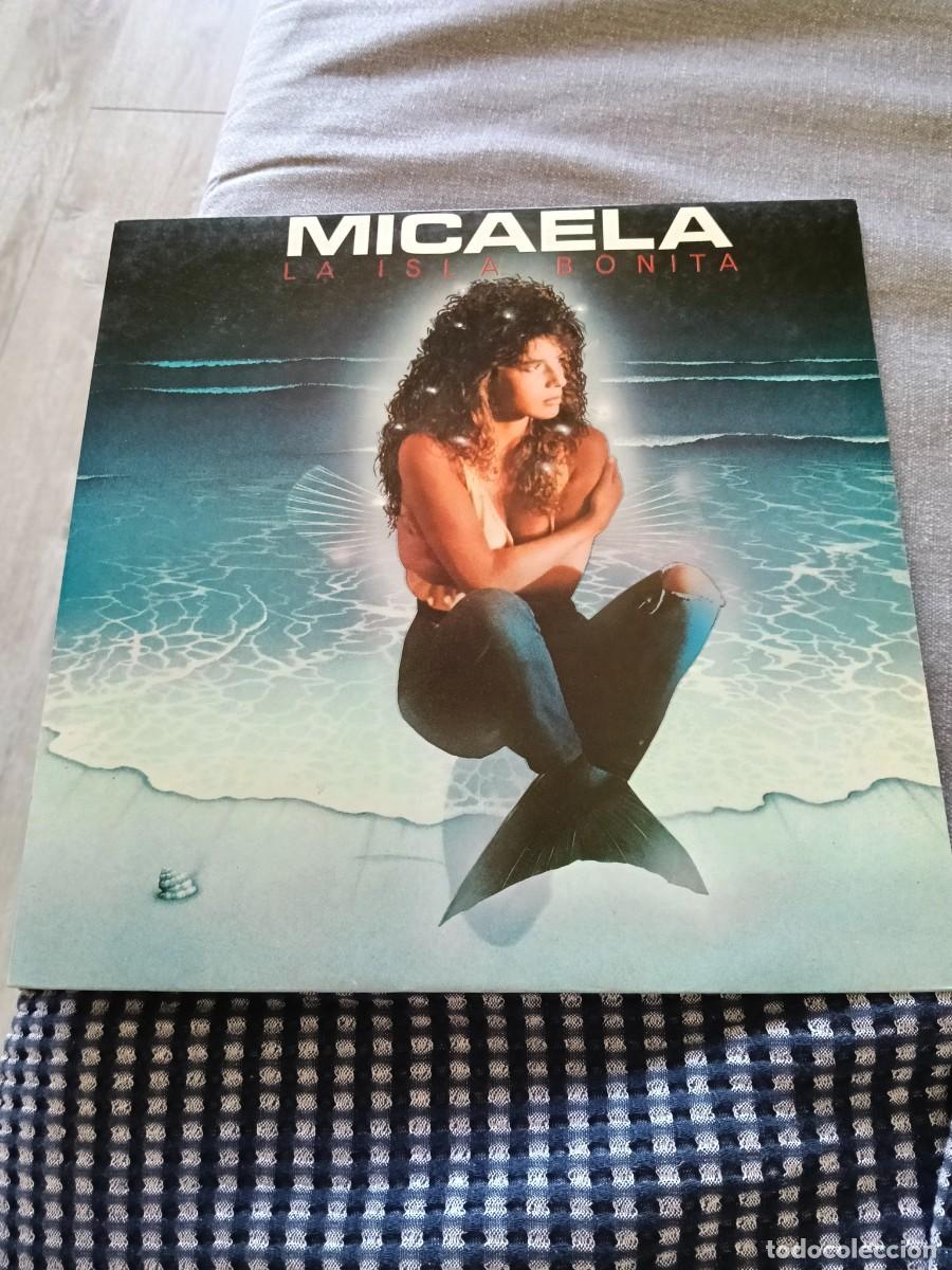 Discos de vinilo: RAR MAXI 12. MICAELA. LA ISLA BONITA. ITALO DISCO. MADE IN SPAIN