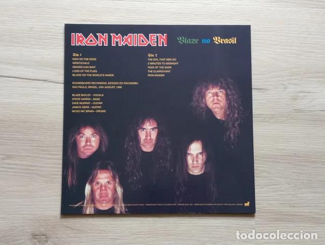 Discos de vinilo: Iron Maiden - Blaze No Brasil - Foto 3