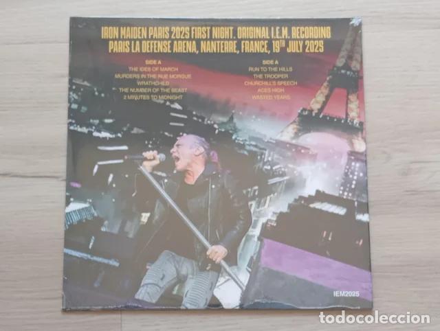 Discos de vinilo: Iron Maiden Paris 2025 - Foto 3