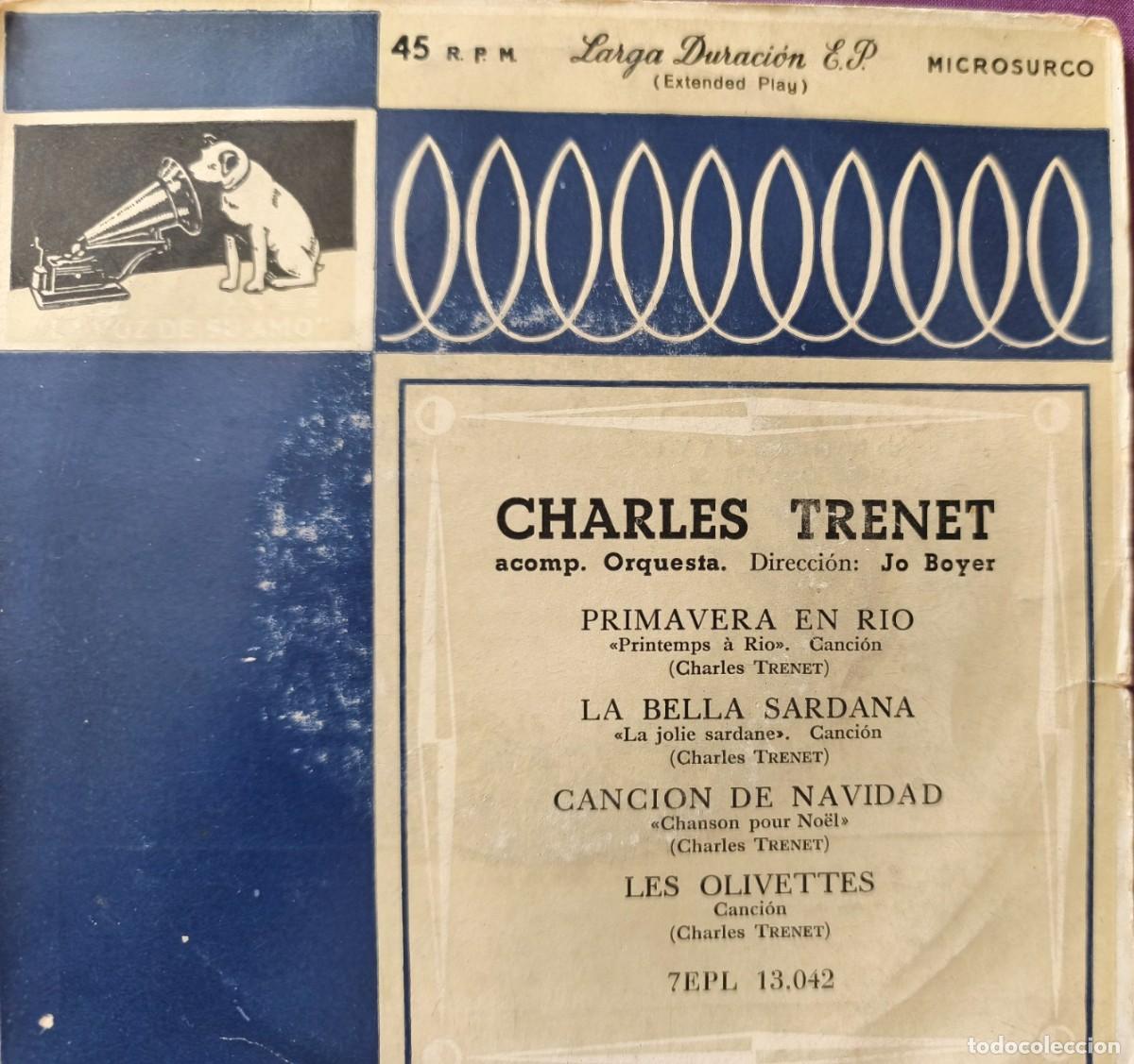 Discos de vinilo: La voz de su amo: Charles Trenet - Foto 1