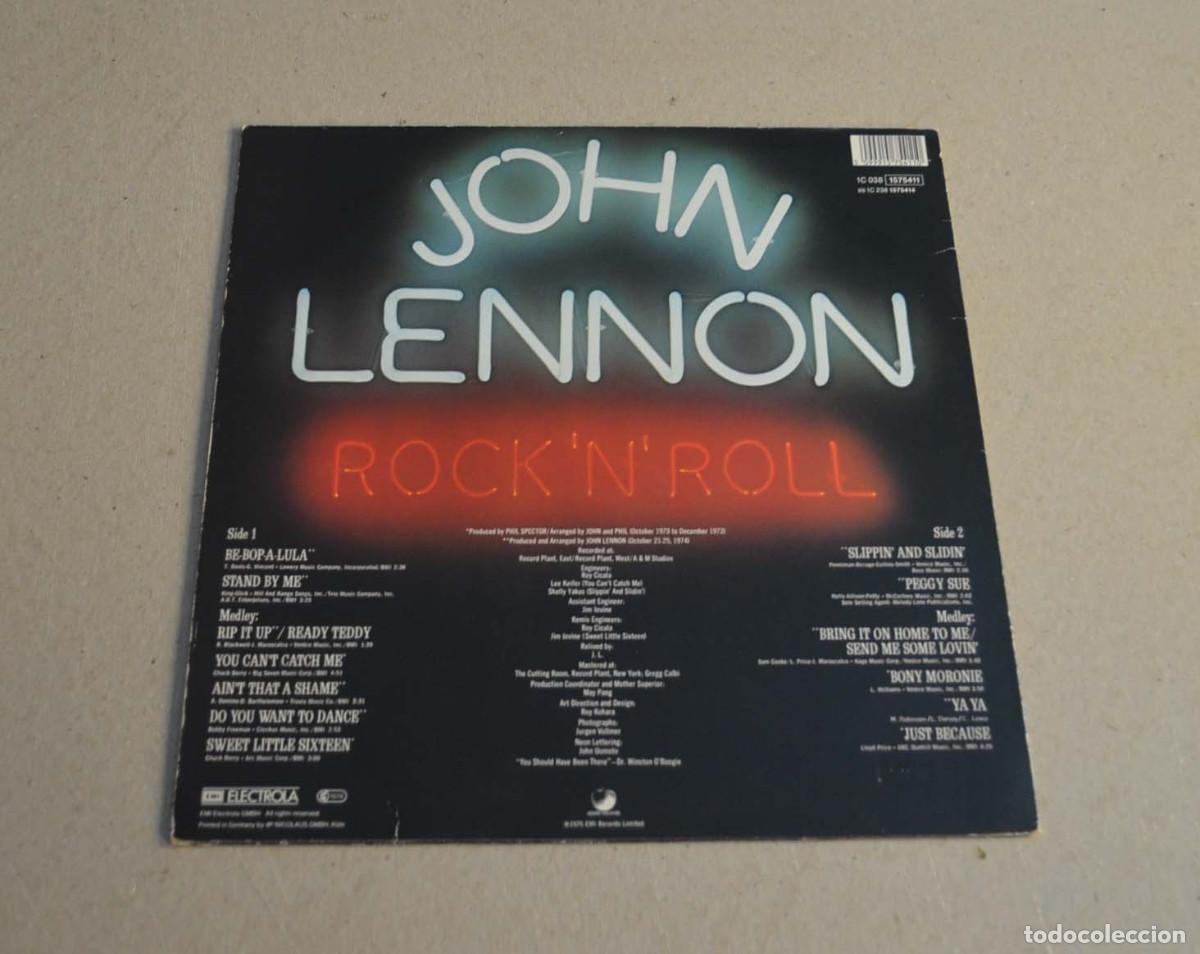Discos de vinilo: JOHN LENNON - ROCK N ROLL - Foto 2