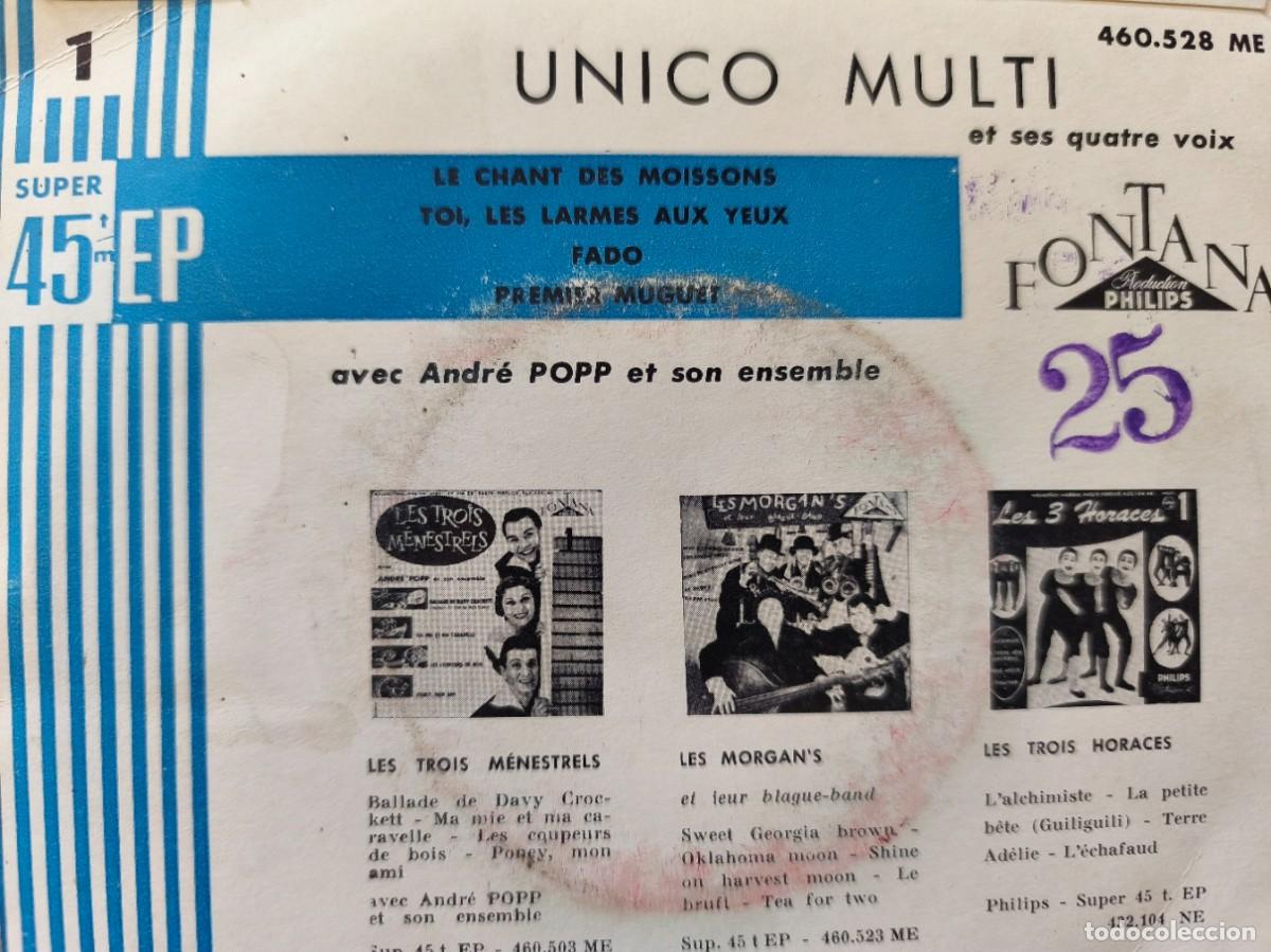 Discos de vinilo: Unico Multi et ses quatre voix - Foto 2
