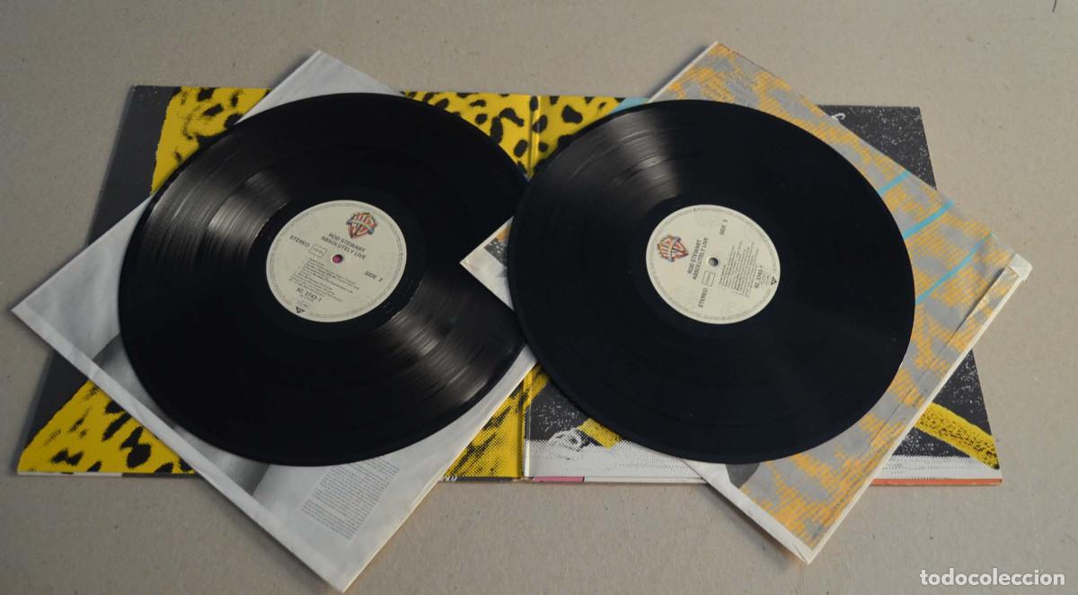 Discos de vinilo: ROD STEWART - ABSOLUTELY LIVE (DOBLE DISCO) - Foto 4