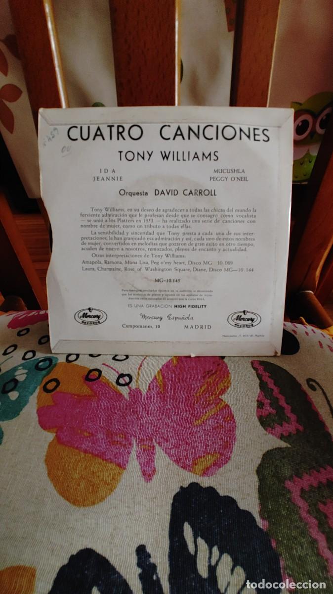 Discos de vinilo: TONY WILLIAMS-EP CUATRO CANCIONES - Foto 2