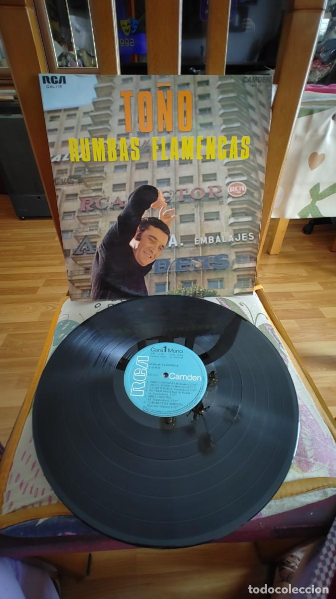 Discos de vinilo: TO&Ntilde;O-LP RUMBAS FLAMENCAS-BUEN ESTADO