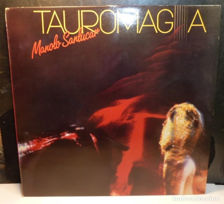 Discos de vinilo: MANOLO SANLUCAR // TAUROMAGIA // ENCARTE // 1988 // LP