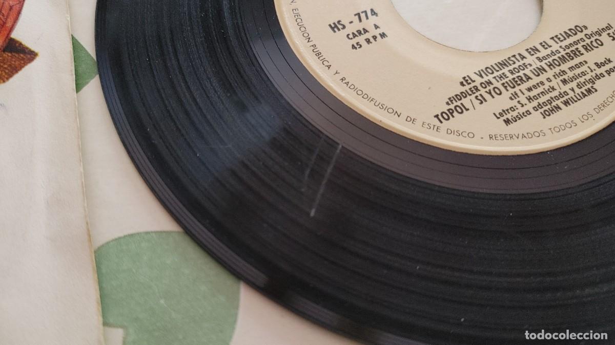 Discos de vinilo: TOPOL-SINGLE SI YO FUERA RICO - Foto 2
