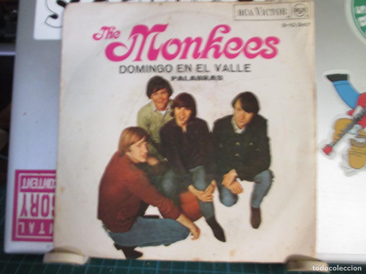 Vinyl records: 923- Vinilo Single 7&rdquo; THE MONKEES - Domingo en el Valle / Palabras (RCA 1967) Edici&oacute;n Espa&ntilde;a &iexcl;Muy Bu