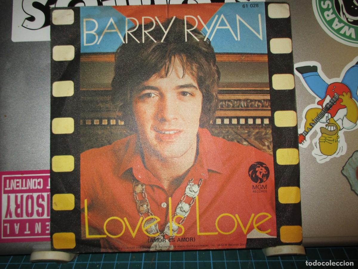 Discos de vinil: 922- Vinilo Single 7&rdquo; Barry Ryan - Love Is Love (MGM 1969 - Ed. Espa&ntilde;a) Excelente estado