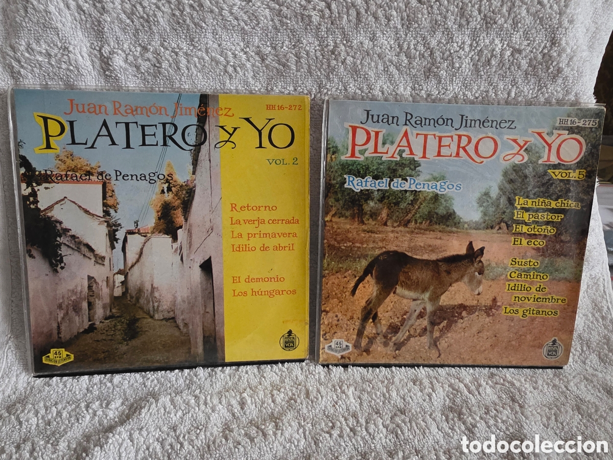 Discos de vinilo: JUAN RAM&Oacute;N JIM&Eacute;NEZ PLATERO Y YO Vol&uacute;menes 2 y5