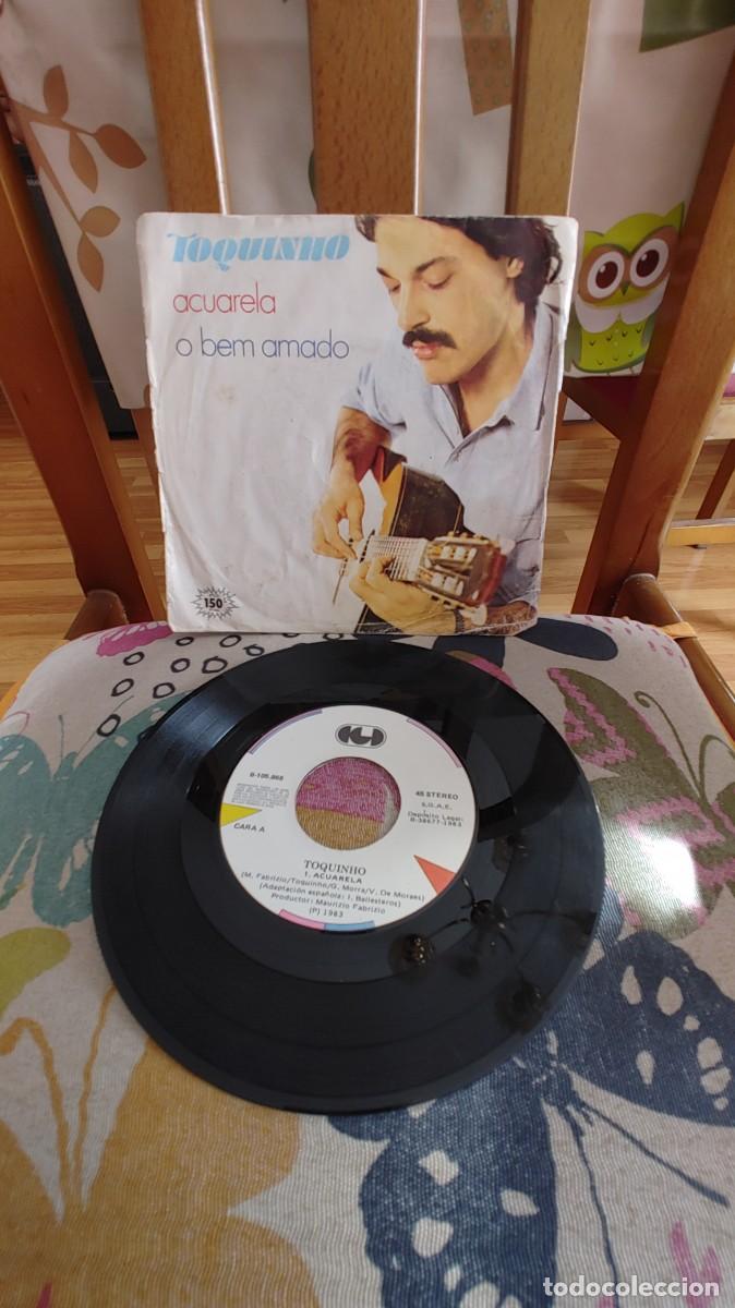 Discos de vinilo: TOQUINHO-SINGLE ACUARELA