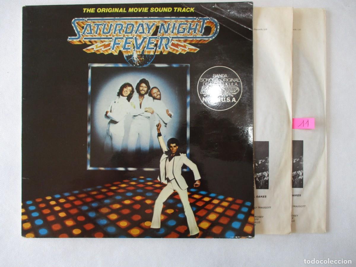 Discos de vinilo: DISCO LP , SATURDAY NIGHT FEVER , BANDA PELICULA. BUEN ESTADO VER FOTOS