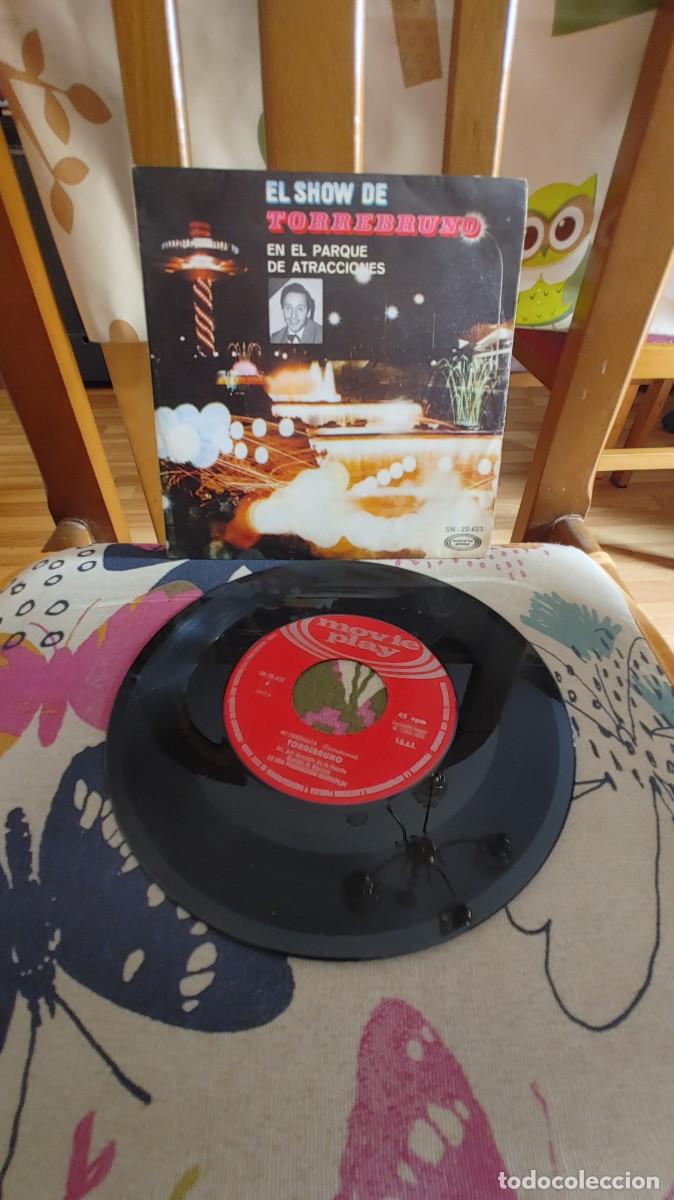 Discos de vinilo: TORREBRUNO-SINGLE EN EL PARQUE DE ATRACCIONES -DETRAS,FIRMA DE TORREBRUNO