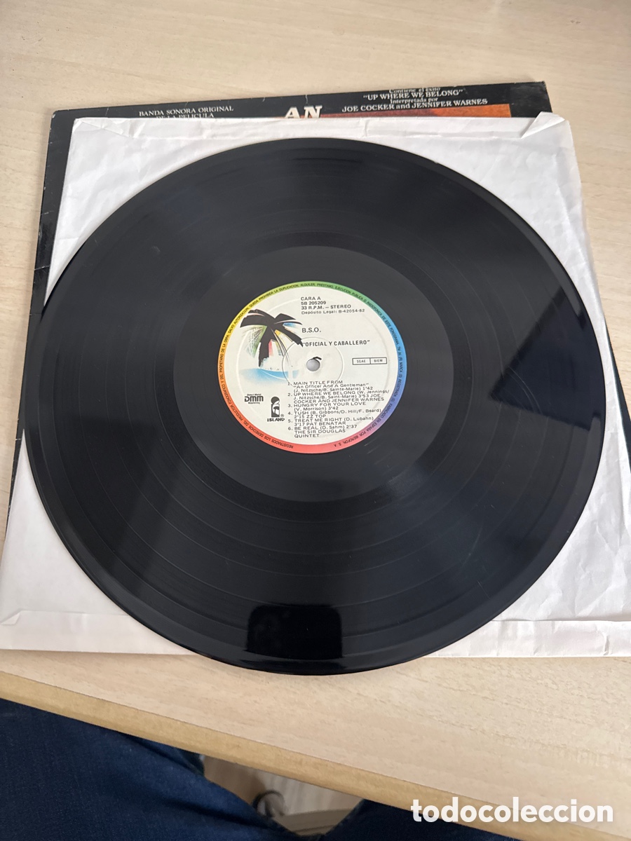 Discos de vinilo: DISCO VINILO OFICIAL Y CABALLERO 1982 - Foto 2