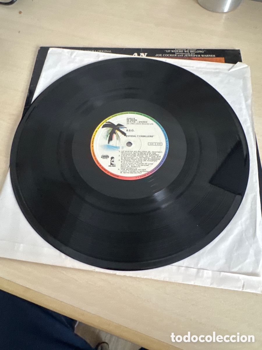 Discos de vinilo: DISCO VINILO OFICIAL Y CABALLERO 1982 - Foto 3