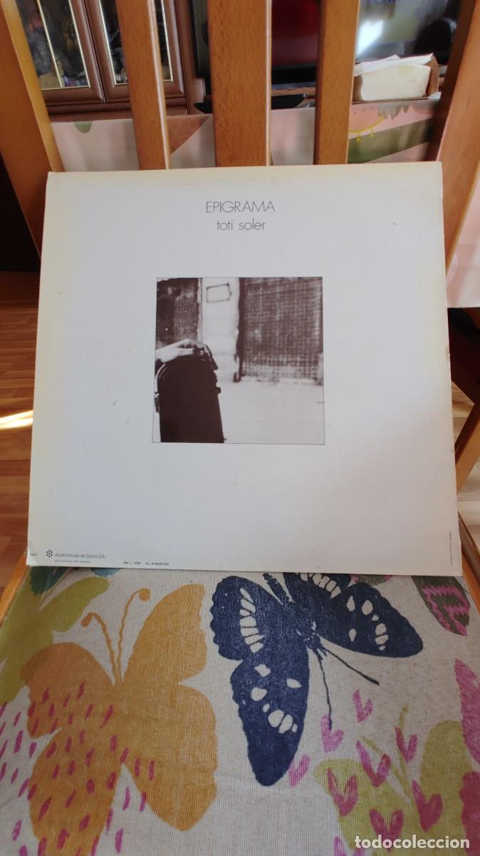 Discos de vinilo: TOTI SOLER-LP EPIGRAMA-NUEVO - Foto 2