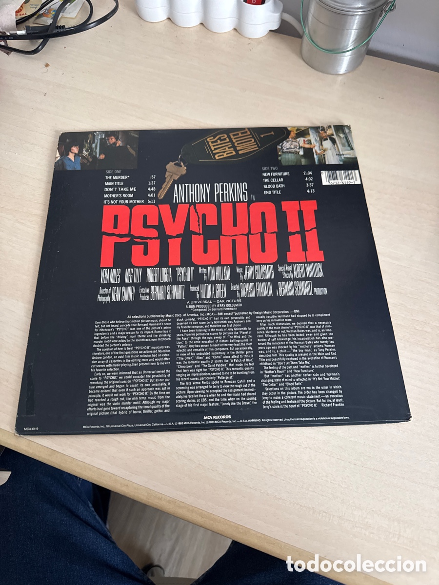 Discos de vinilo: DISCO VINILO PSYCHO 2 PSICOSIS 2 - Foto 4