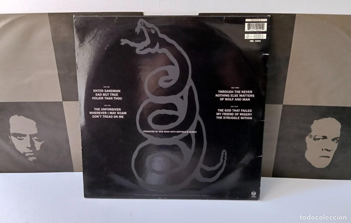 Discos de vinilo: LP METALLICA - METALLICA - Foto 8