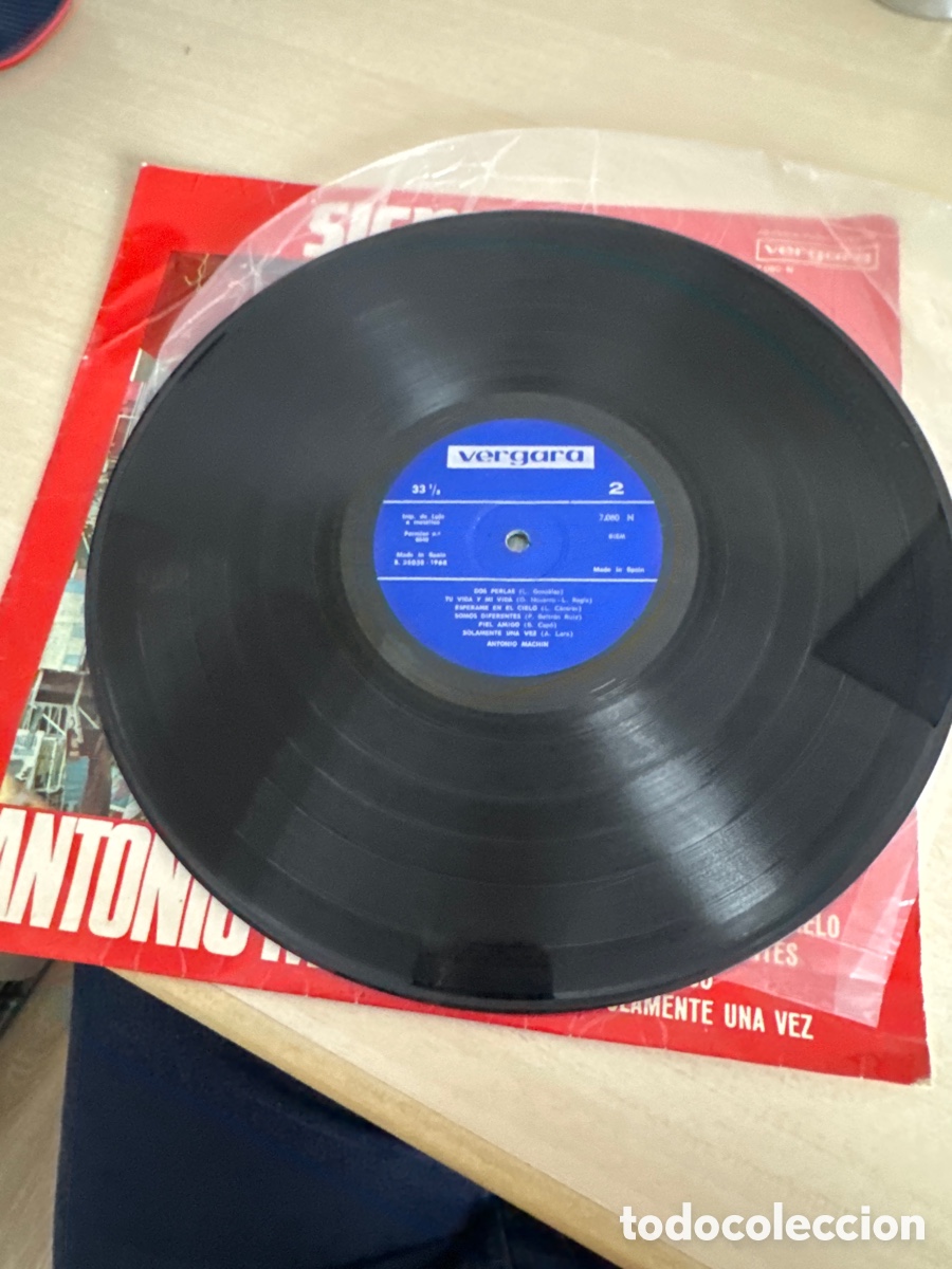 Discos de vinilo: DISCO VINILO ANTONIO MACHIN SIEMPRE - Foto 3