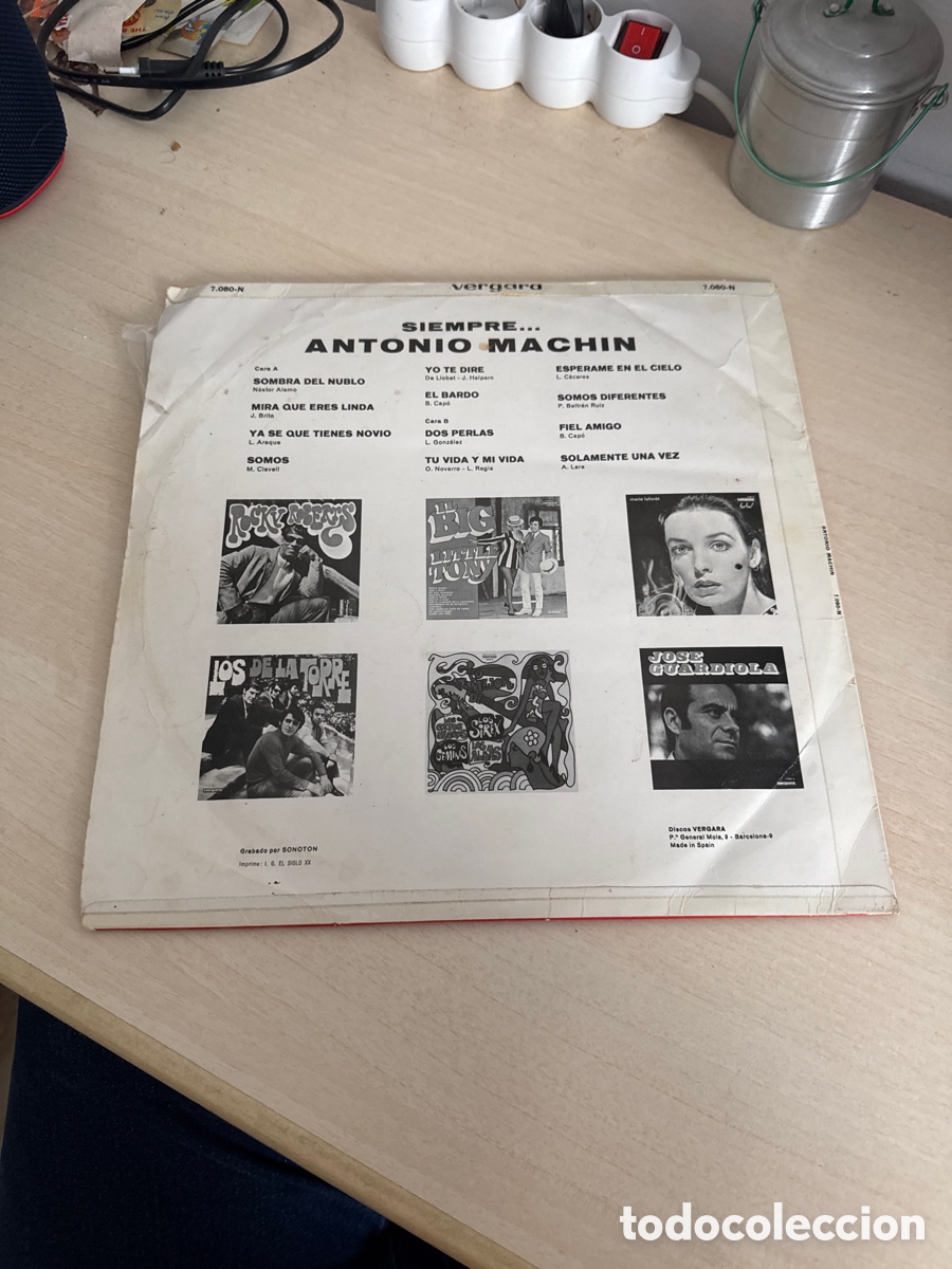 Discos de vinilo: DISCO VINILO ANTONIO MACHIN SIEMPRE - Foto 4