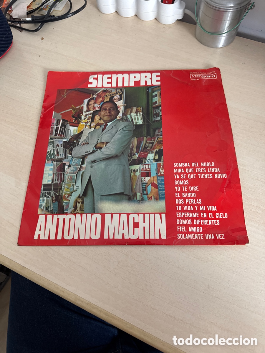 Discos de vinilo: DISCO VINILO ANTONIO MACHIN SIEMPRE - Foto 1