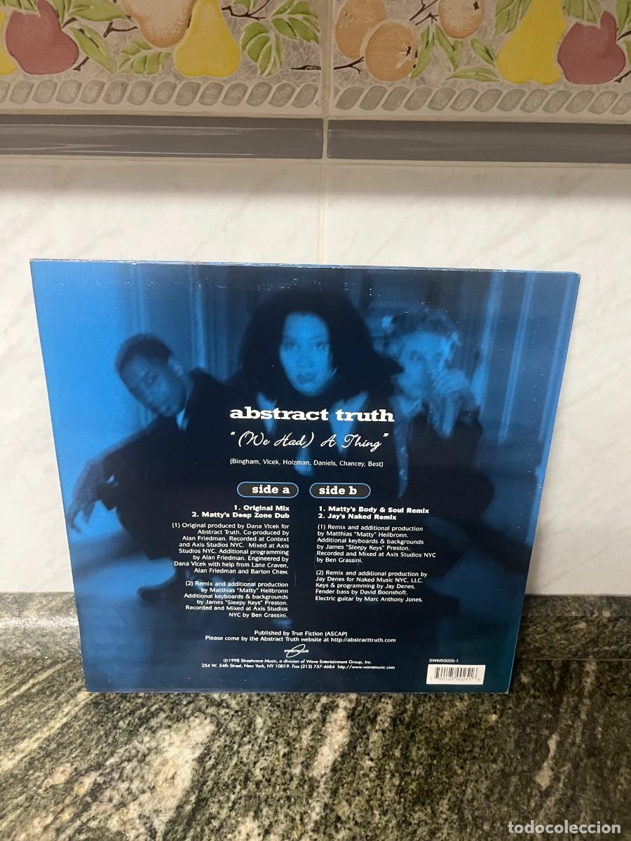 Discos de vinilo: Abstract Truth (We Had) A Thing - Foto 2