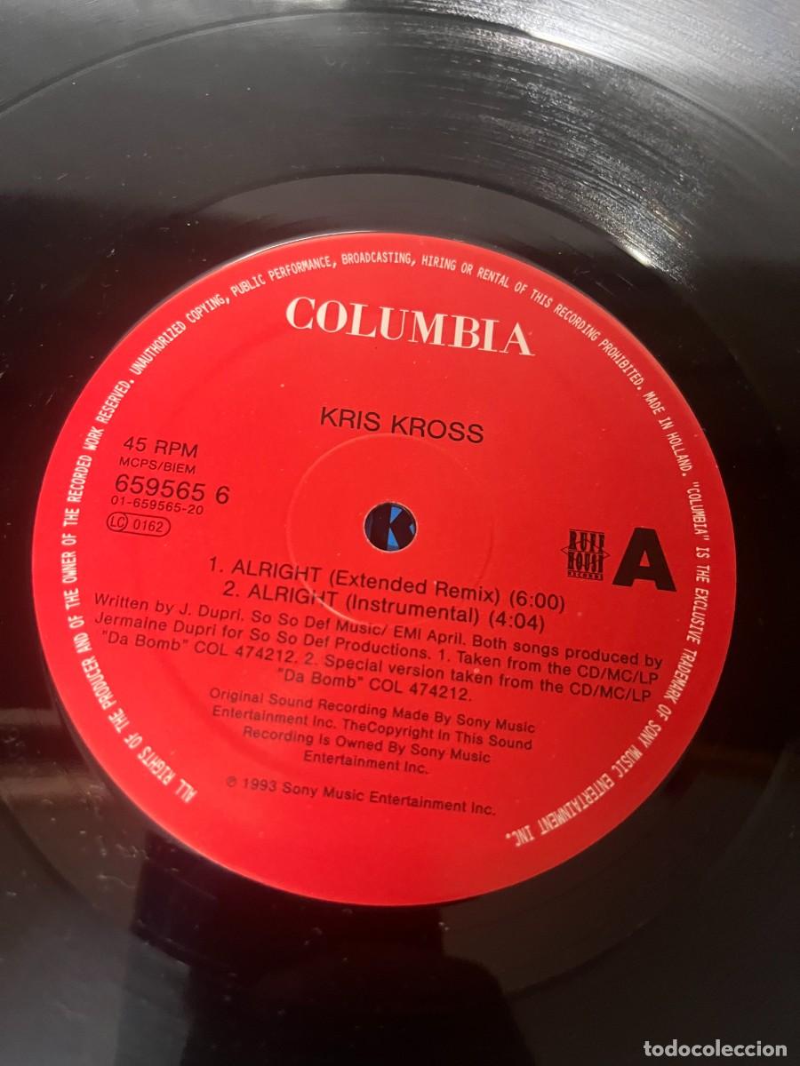 Discos de vinilo: Kris Kross Alright Maxi - Foto 4