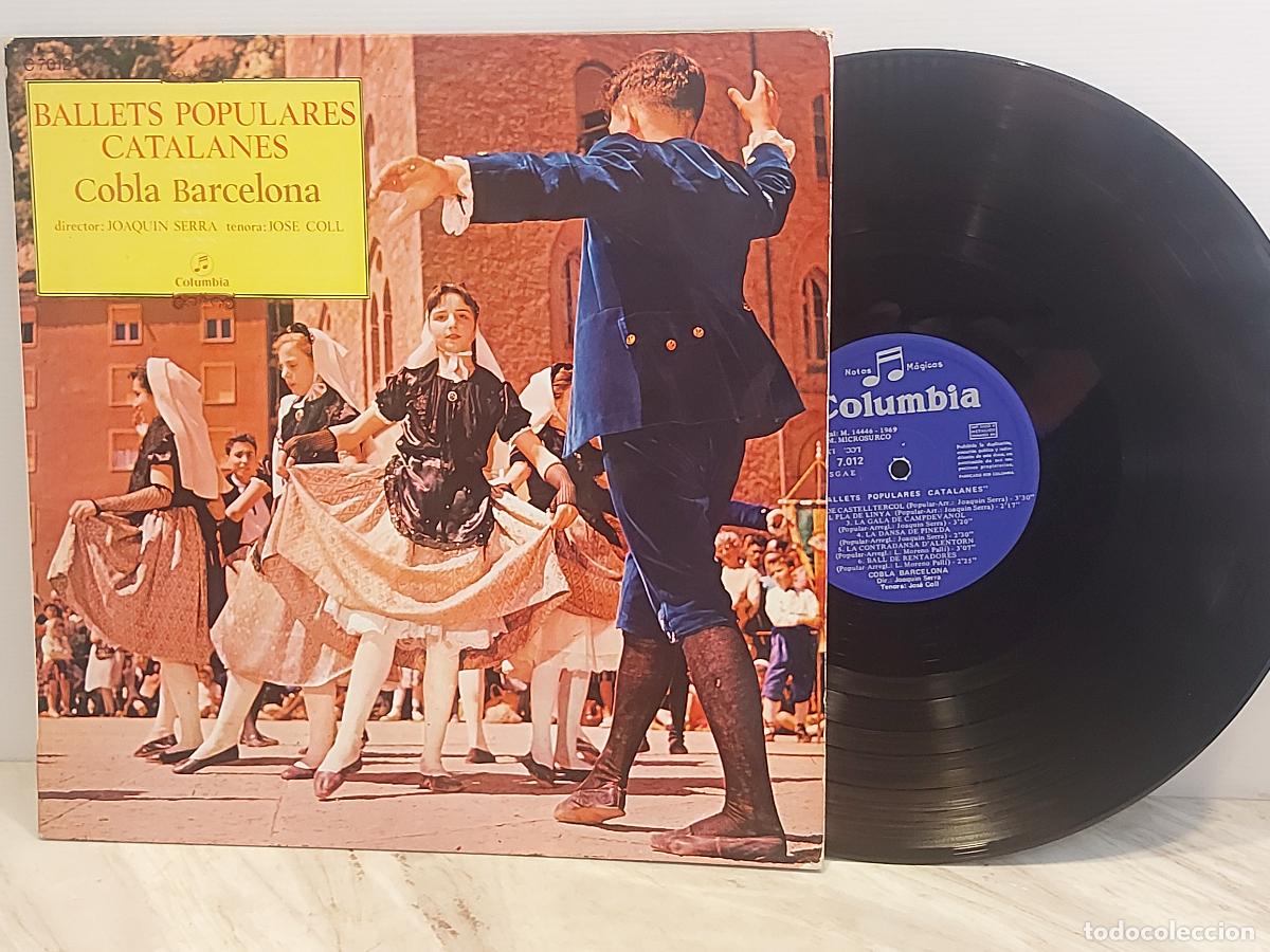Discos de vinilo: COBLA BARCELONA | BALLETS POPULARES CATALANES | JOAQU&Iacute;N SERRA | LP-COLUMBIA-1969 | MBC.***