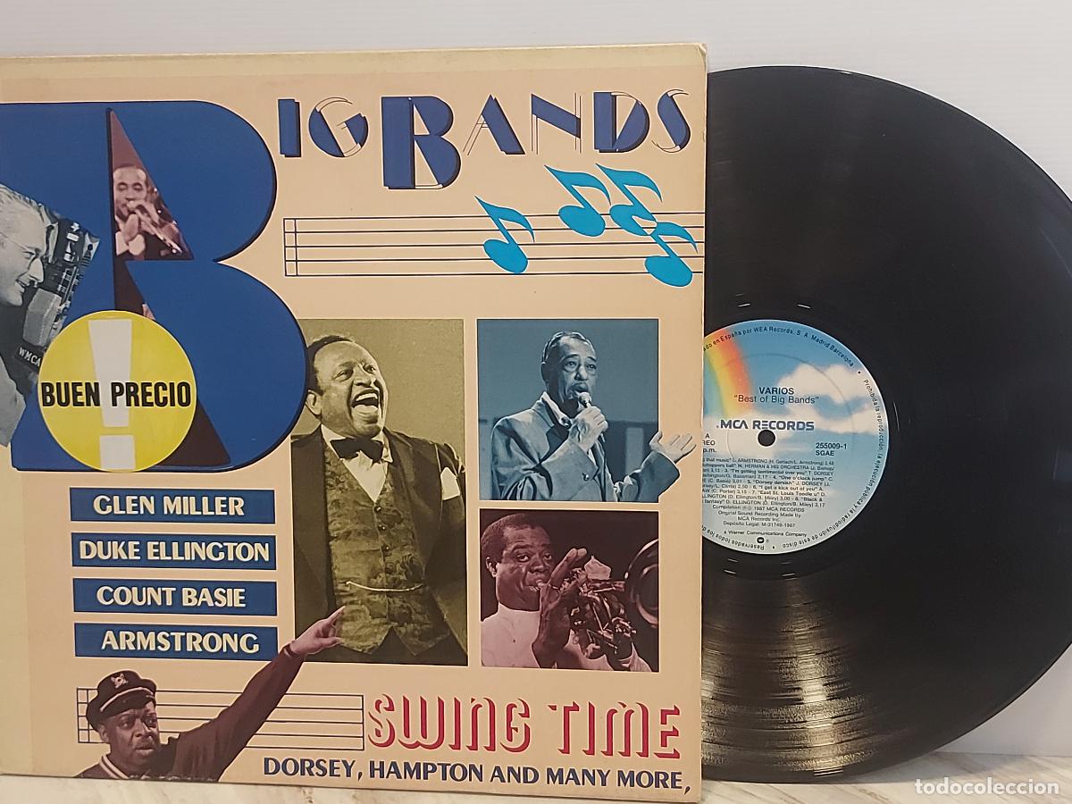 Discos de vinilo: VARIOS | BIG BANDS - SWING TIME | ARMSTRONG-ELLINGTON-BASIE | LP-MCA-1987 | MBC.***