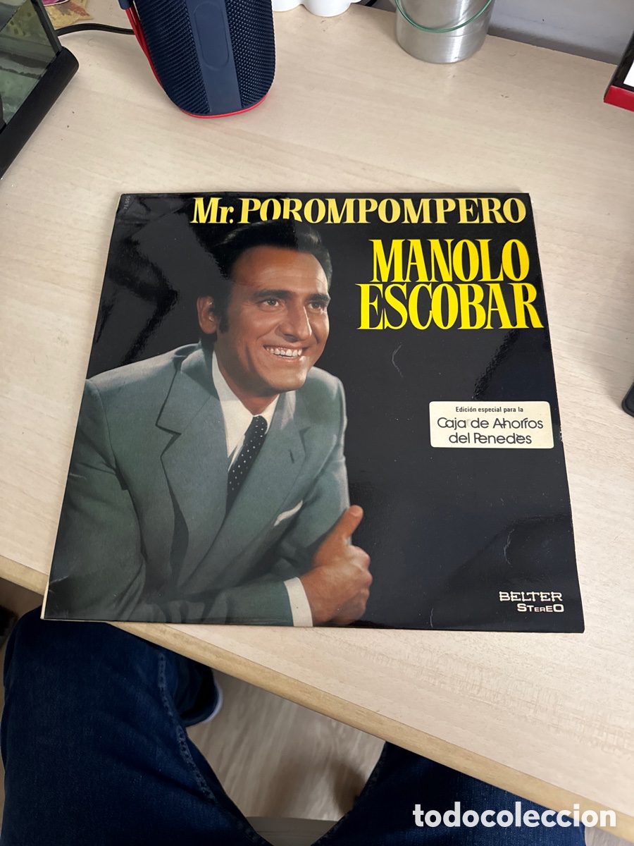 Discos de vinilo: DISCO VINILO MANOLO ESCOBAR MR. POROMPOMPERO MI CARRO