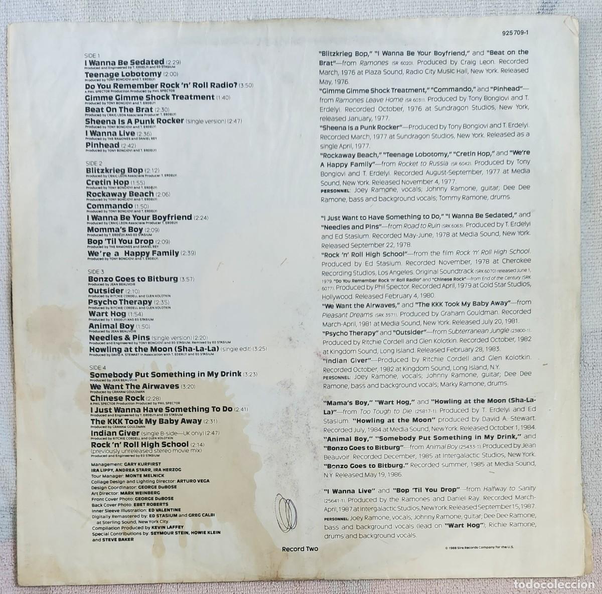 Discos de vinilo: Ramones - Ramones Mania - Foto 4