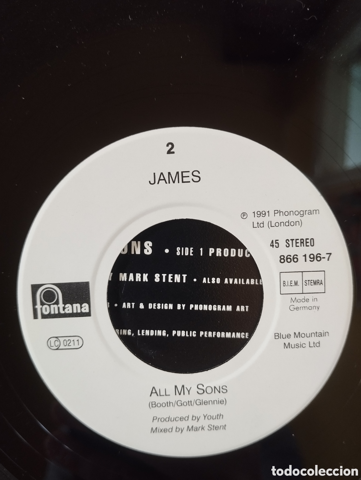 Discos de vinilo: James - Sound / All my sons - single - Foto 7