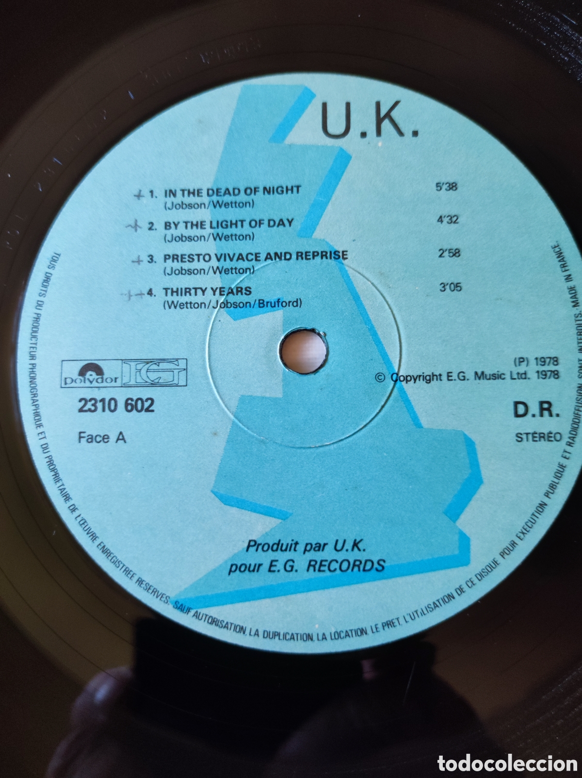 Discos de vinilo: U. K. - U. K. (ALBUM DEBUT) - Foto 5