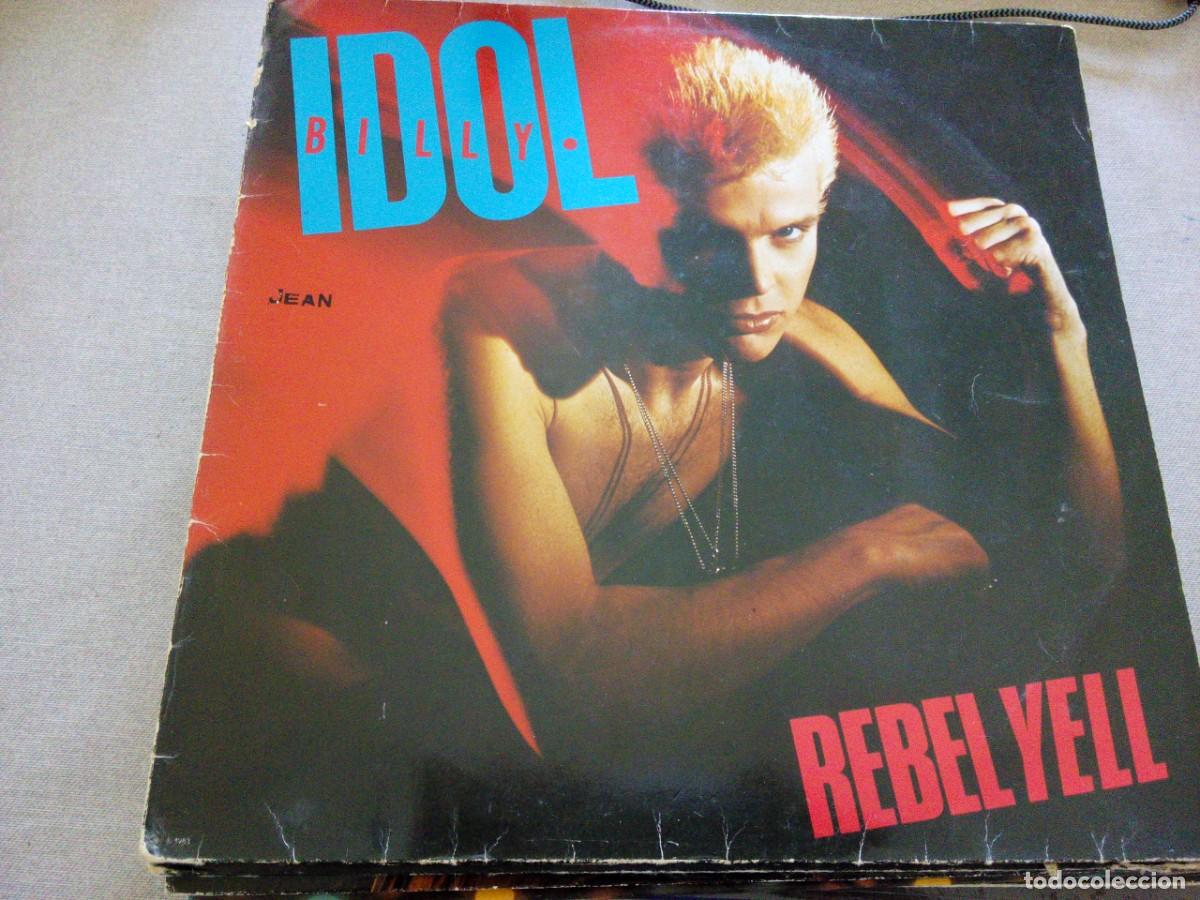 Discos de vinilo: BILLY IDOL REBEL YELL LP 1984 CON LETRAS