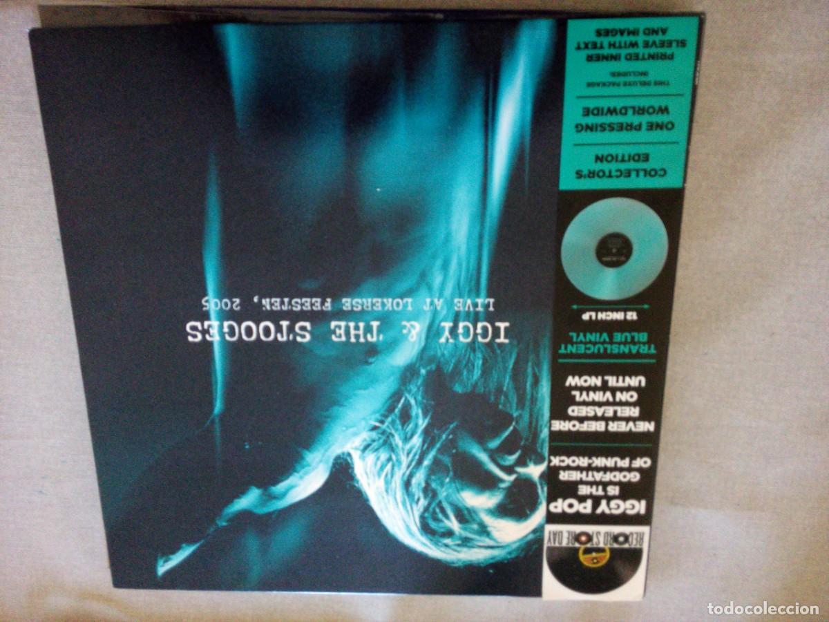 Discos de vinilo: Iggy & The Stooges &lrm;&ndash; Live At Lokerse Feesten LP VINILO BLUE 2005