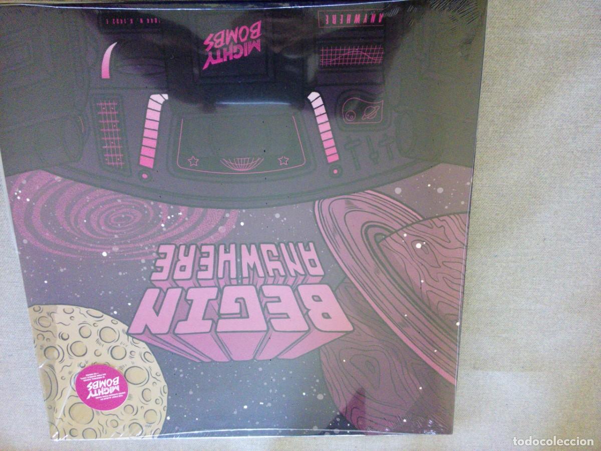 Discos de vinilo: Mighty Bombs - Begin Anywhere (LP, Album, Pin) PRECINTADO&iexcl;&iexcl;