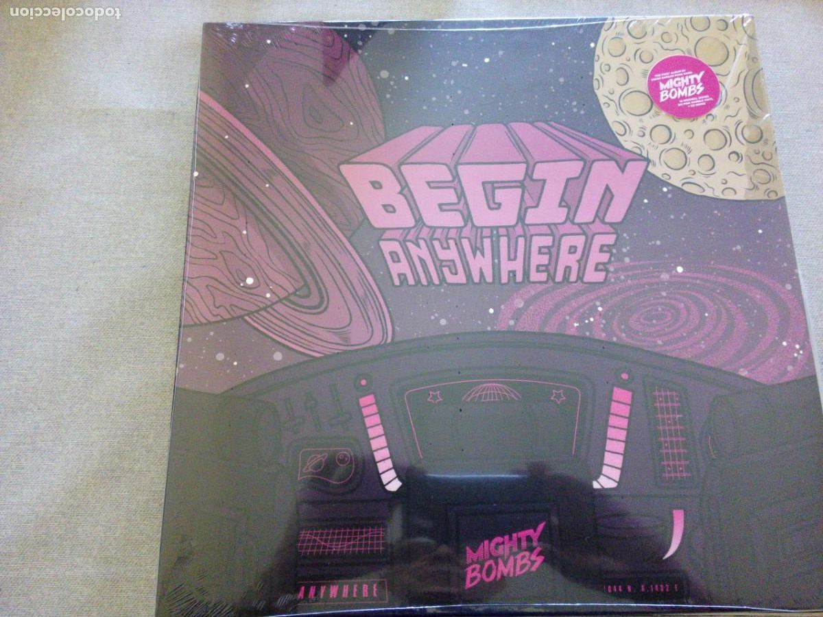Discos de vinilo: Mighty Bombs - Begin Anywhere (LP, Album, Pin) PRECINTADO&iexcl;&iexcl;