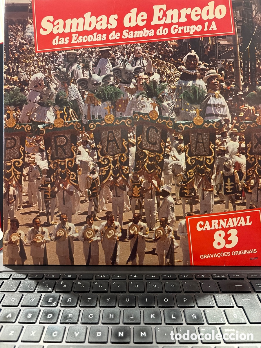 Discos de vinilo: SAMBAS DO ENREDO - CARNAVAL 83 - ESCOLAS DE SAMBA DO GRUPO 1 A LP BRASIL