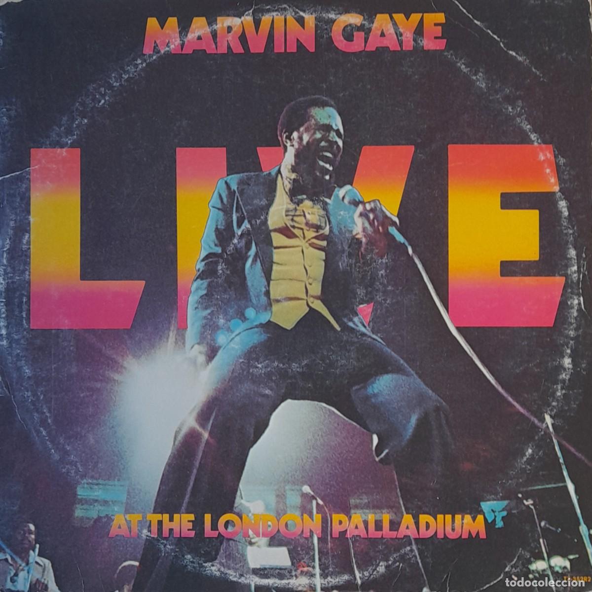 Discos de vinilo: MARVIN GAYE. Live at the London Palladium. LP doble. Tamla 1977