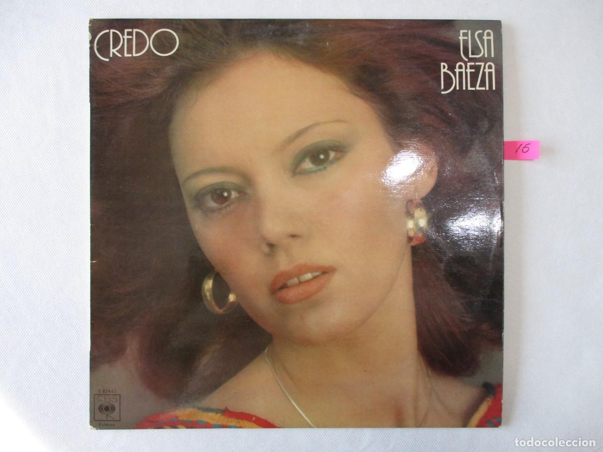 Discos de vinilo: DISCO LP , ELSA BAEZA , CREDO . BUEN ESTADO VER FOTOS